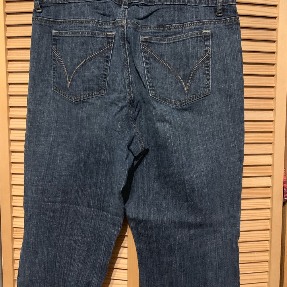 Denim bootcut jeans